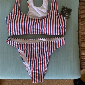 Red White and Blue Zaful Bikini